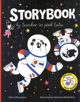 Storybook by teacher in pink tutu