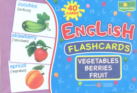 English flash cards. Vegetables,berries,fruit( , ,  ) 