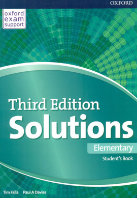 Solutions Elementary Third Edition  Student's Book